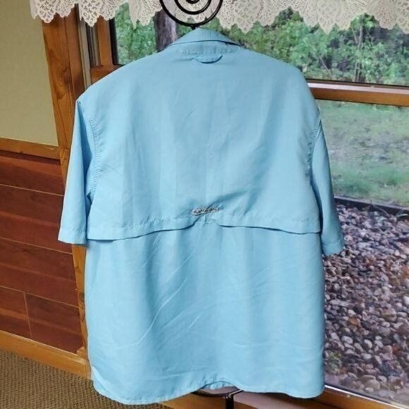 RealTree Fishing Vented Pockets Casual Button Down Short Sleeve Sz L Shirt - Picture 5 of 11
